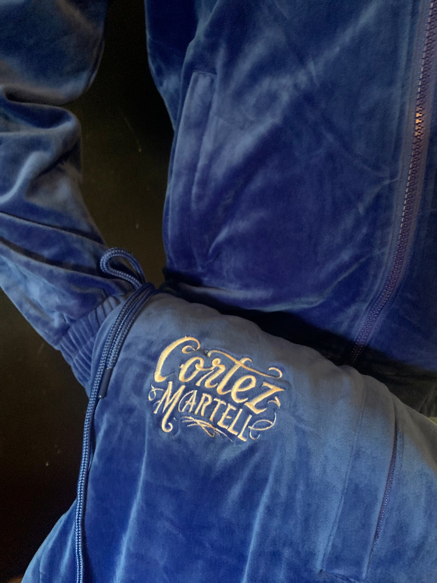 Cortez Martell Velour Sweatsuit
