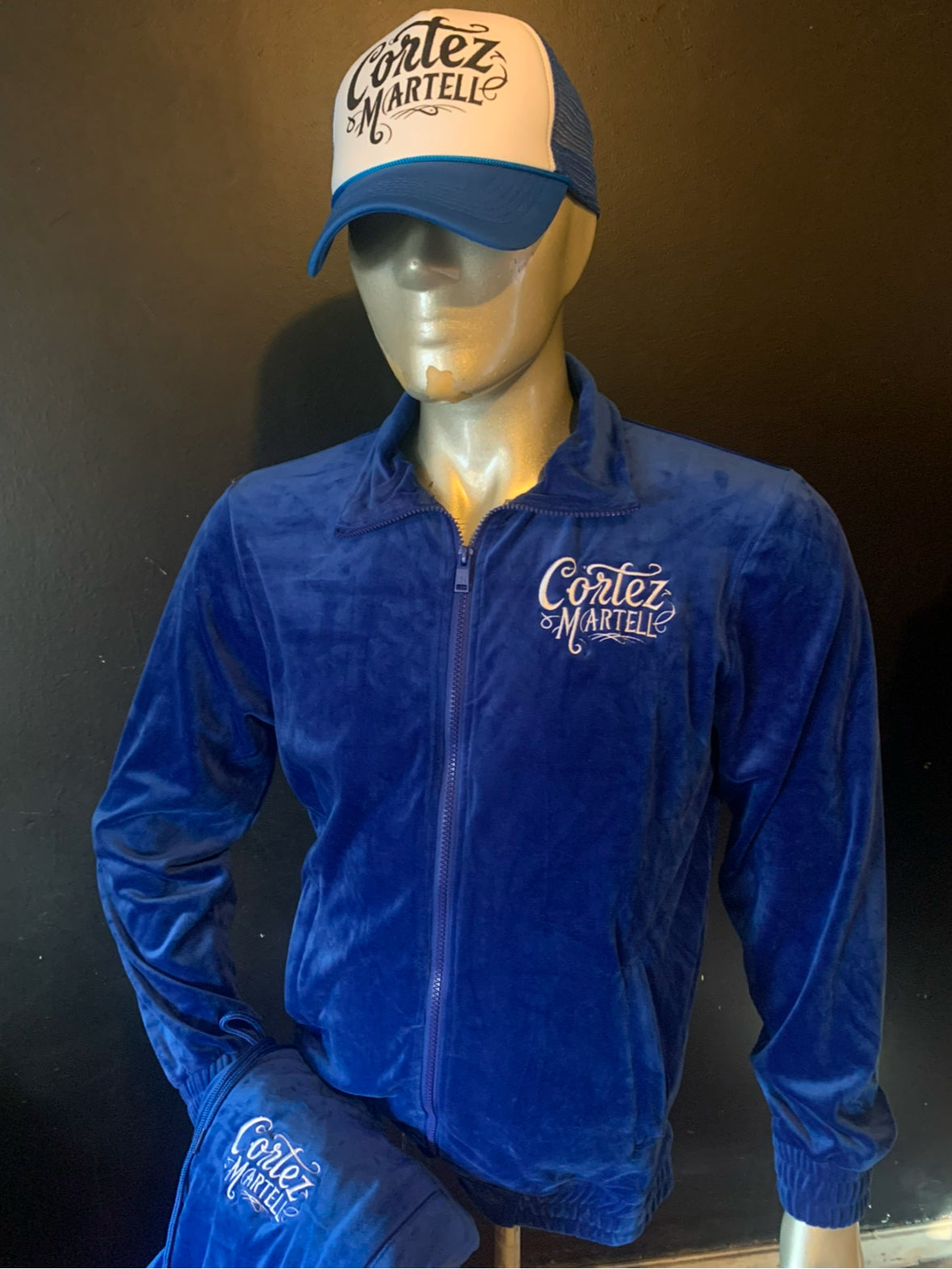 Cortez Martell Velour Sweatsuit